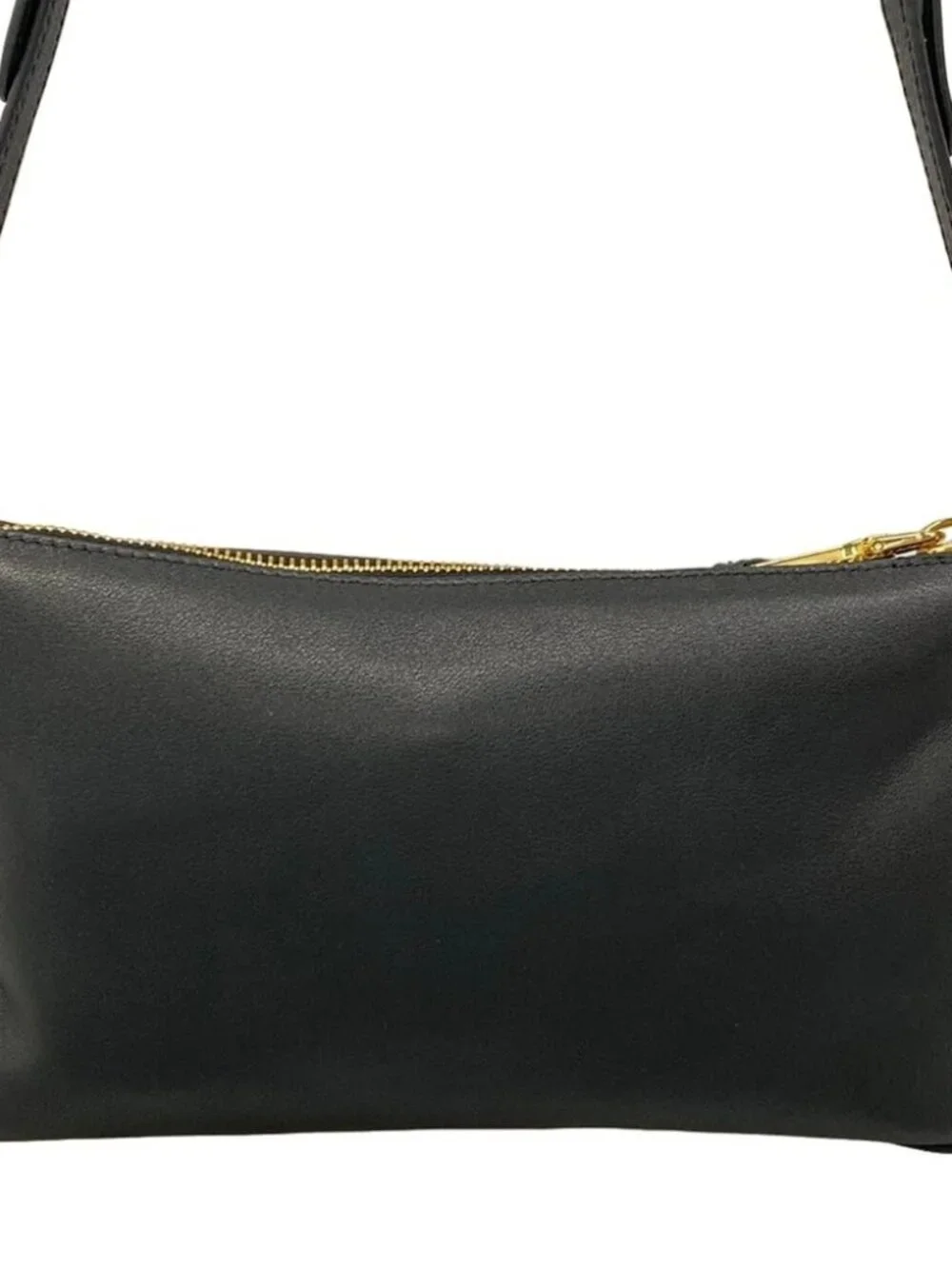 PRADA 1BC238 Black Leather Shoulder Bag